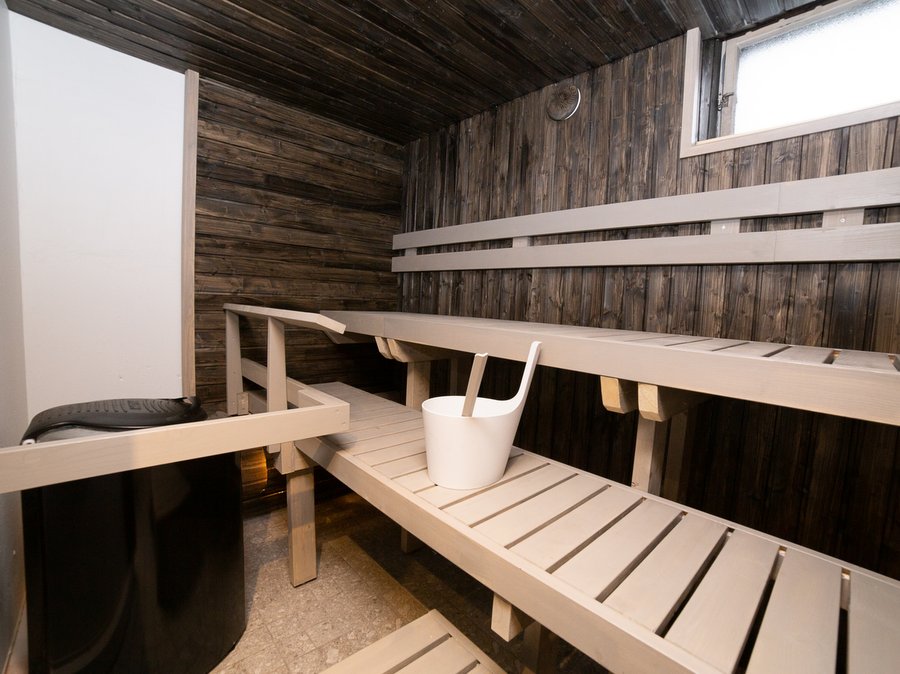 Heti valmis sauna asiakkaiden käytössä